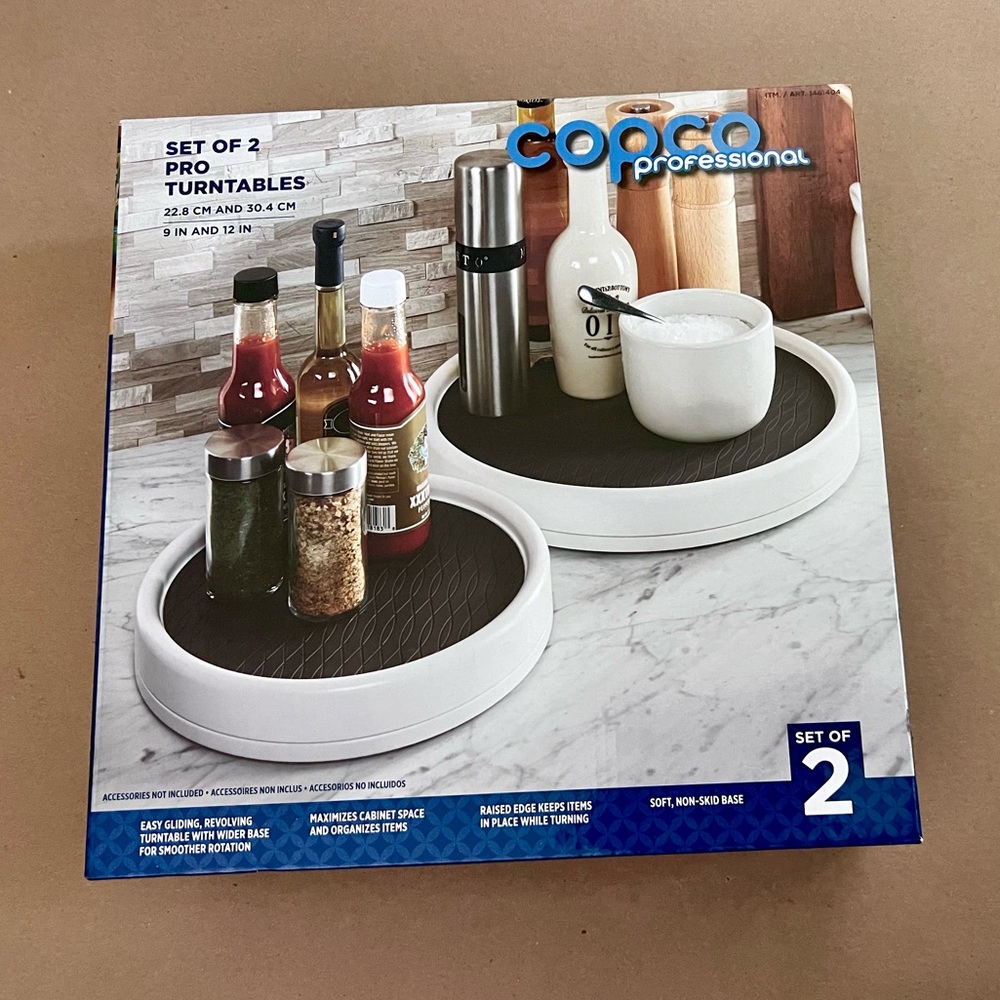 Copco Professional, Set of 2 Turntables